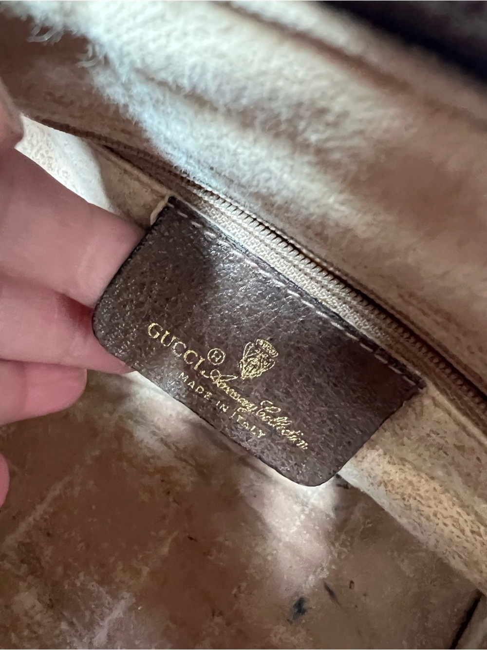 GUCCI vintage satchel doctor bag Monogram GG print purse authentic 1977-1980 - Picture 4 of 16
